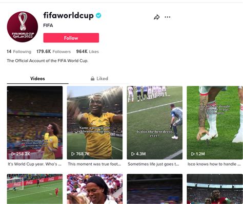 ficfap tiktok|FIFA (@fifaworldcup) Official .